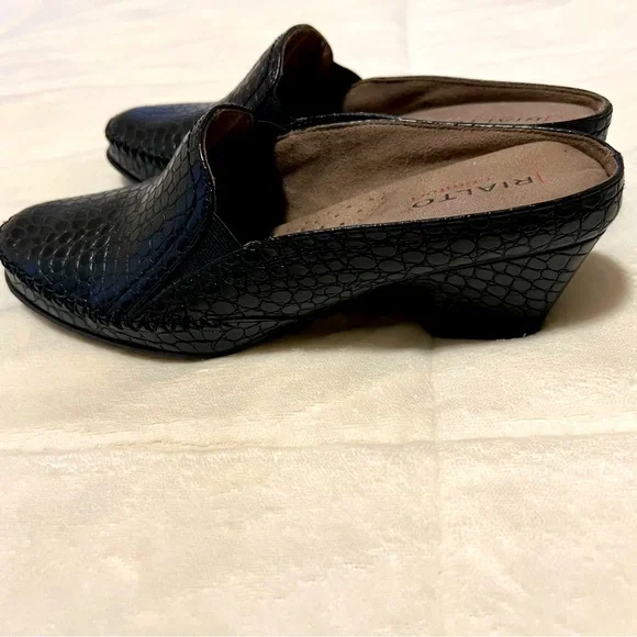 Rialto Vette Comfort Mule/Shoe Black Size 9 - Picture 3 of 8